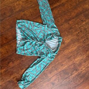 Tweenstyle Candy Cane Print Top